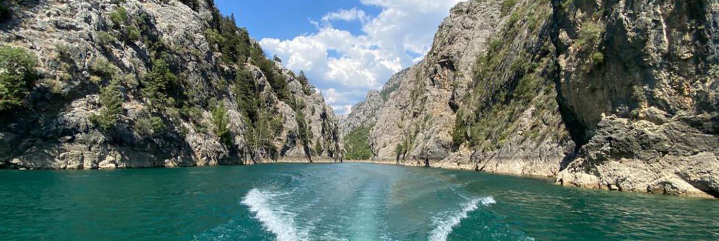 Bootstour durch den Side Green Canyon