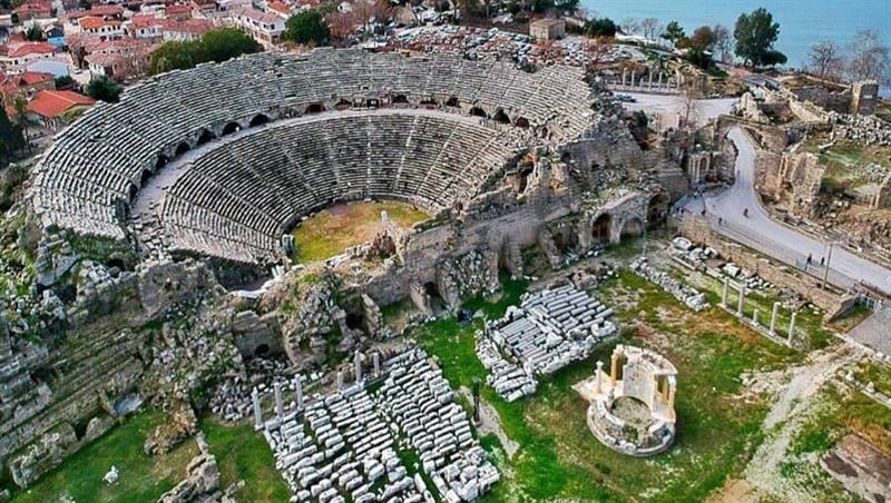 Antalya antik kent Perge, Aspendos, Side turu